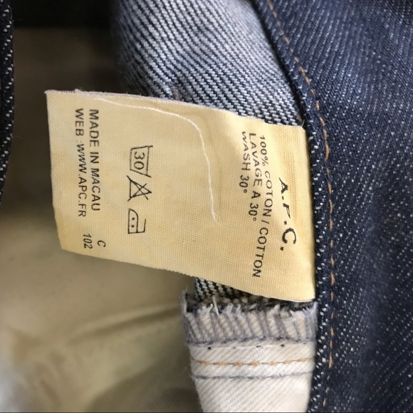 A.P.C New Standard Raw Selvedge Jeans 26 - Picture 4 of 4